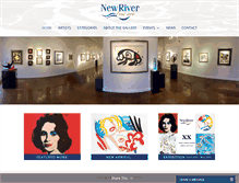 Tablet Screenshot of newriverfineart.com
